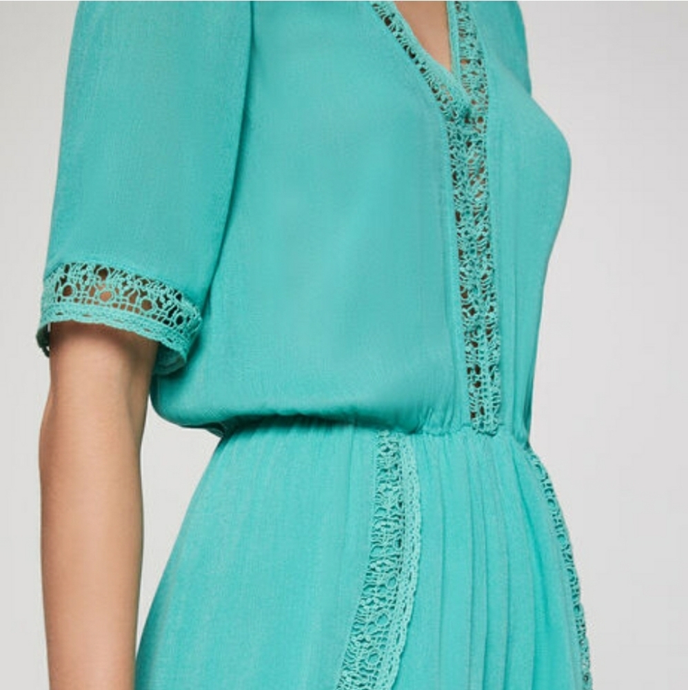 Crochet-Trimmed Romper - Picture 3 of 7